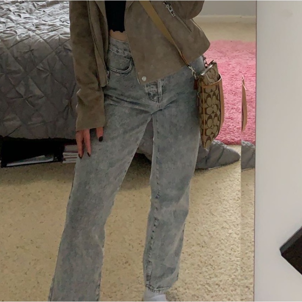 Pacsun High Rise Straight Leg Jeans